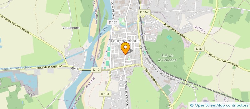 localisation de l'entreprise SARL CHANTPUISRET à FOURCHAMBAULT