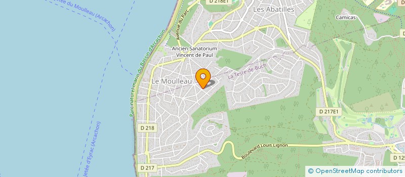 localisation de l'entreprise SARL CHANZY  ARCACHON