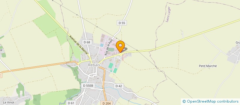 localisation de l'entreprise SARL CHAPAIN à REBAIS