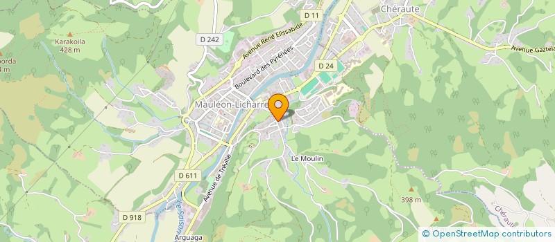 localisation de l'entreprise SARL CHAPARTI à MAULEON-LICHARRE
