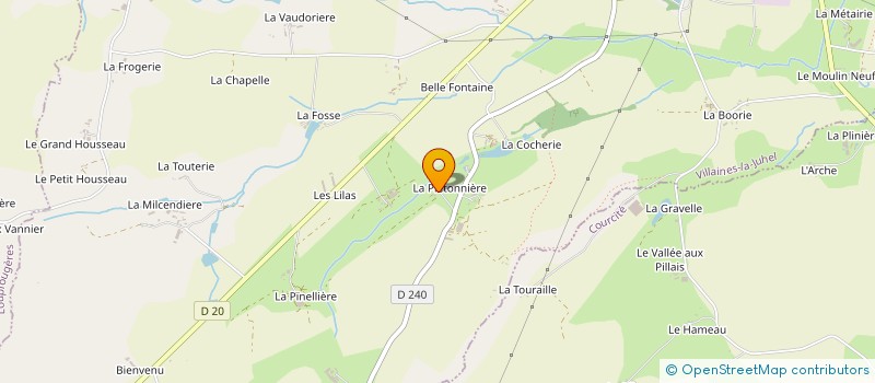 localisation de l'entreprise SARL CHAPELLENERGIE  VILLAINES-LA-JUHEL