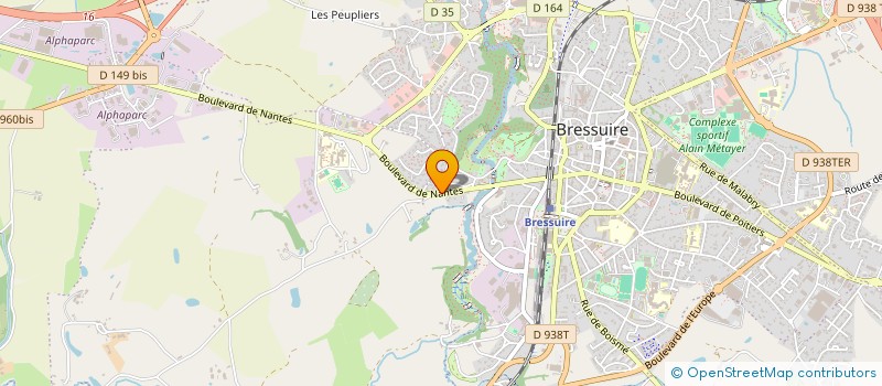 localisation de l'entreprise SARL CHARBONNEAU à BRESSUIRE
