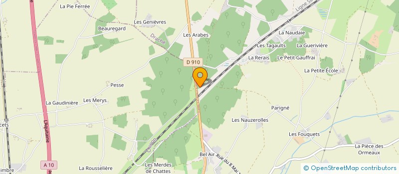 localisation de l'entreprise SARL CHARBONNEAU à DRACHE