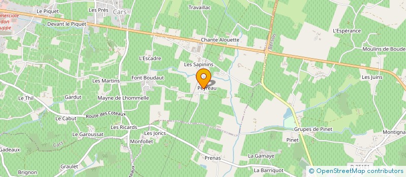 localisation de l'entreprise SARL CHARBONNIER DECO  SAINT-MARTIN-LACAUSSADE