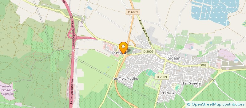 localisation de l'entreprise SARL CHARCO  SIGEAN