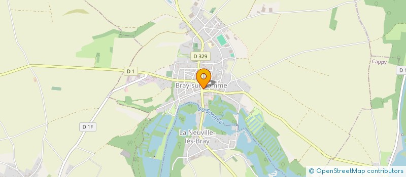 localisation de l'entreprise SARL CHARCUTERIE DE LA PLACE à BRAY-SUR-SOMME