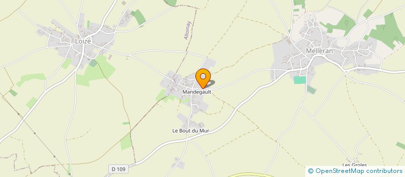 localisation de l'entreprise SARL CHARCUTERIE DU GRAND PUITS à SAUZE-VAUSSAIS