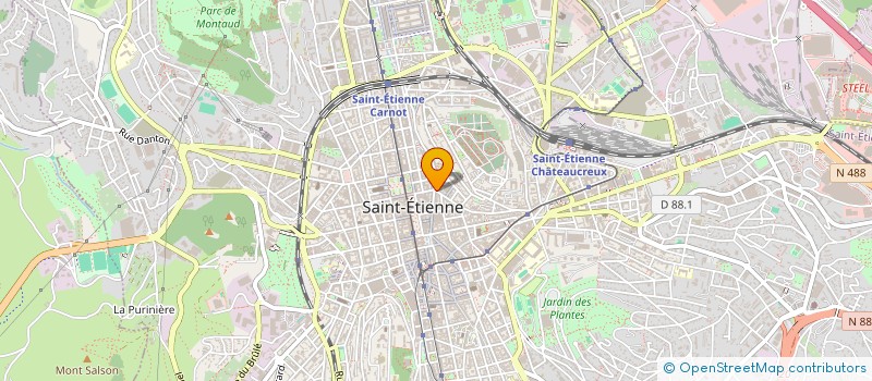 localisation de l'entreprise SARL CHARCUTERIE LIOGIER à SAINT-ETIENNE