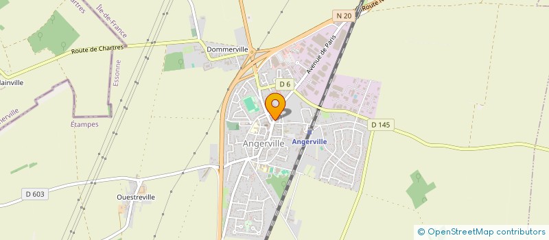 localisation de l'entreprise SARL CHARCUTERIE PAVARD à ANGERVILLE
