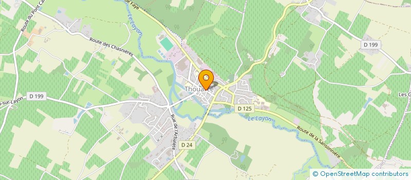 localisation de l'entreprise SARL CHARCUTERIE TRAITEUR COMBAS à JARNAC