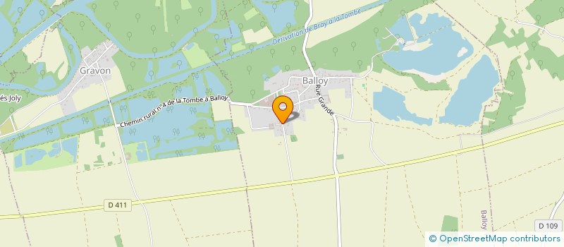 localisation de l'entreprise SARL CHARDON PIERRE  BALLOY