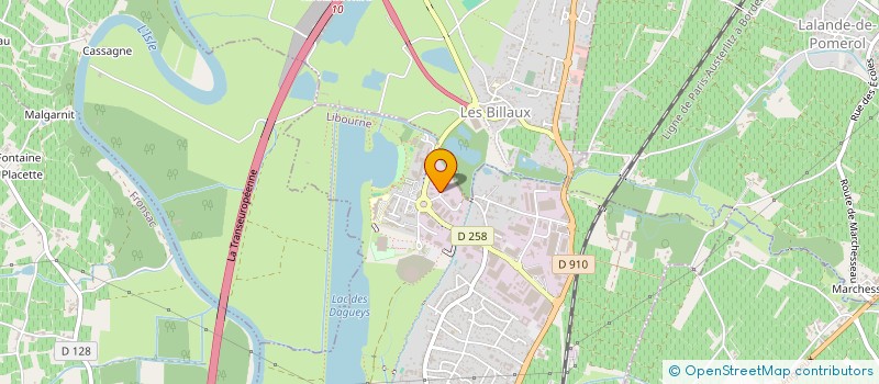 localisation de l'entreprise SARL CHARGE ET FILS à LIBOURNE