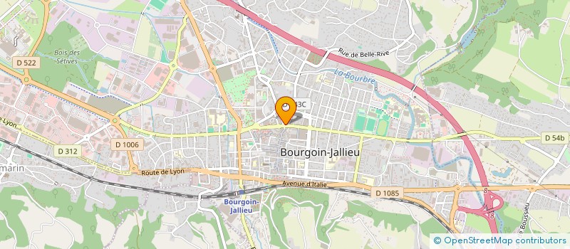 localisation de l'entreprise SARL CHARIS INGENIERIE à BOURGOIN-JALLIEU