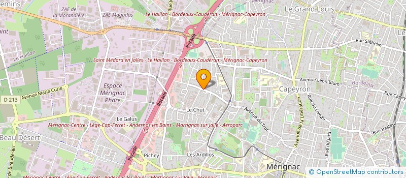 localisation de l'entreprise SARL CHARLES à MERIGNAC