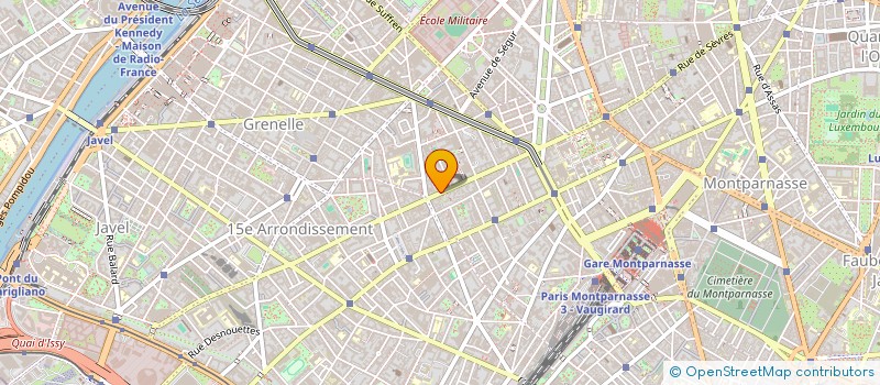 localisation de l'entreprise SARL CHARLOIS LECOURBE  PARIS