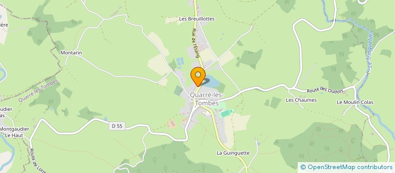 localisation de l'entreprise SARL CHARLOT  QUARRE-LES-TOMBES