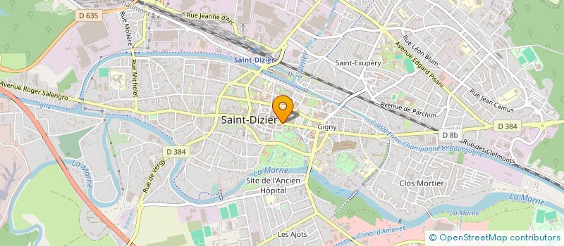 localisation de l'entreprise SARL CHARLY à SAINT-DIZIER