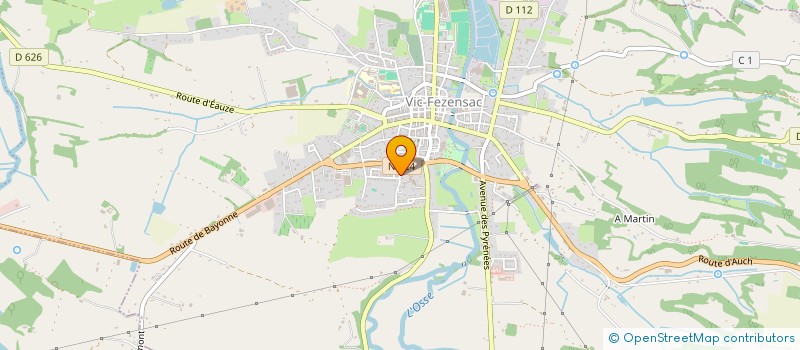 localisation de l'entreprise SARL CHARPENTE FERNANDES ET FILS à VIC-FEZENSAC