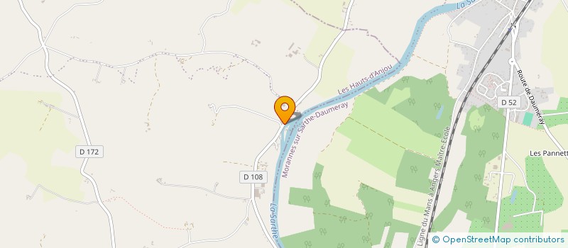 localisation de l'entreprise SARL CHARPENTECH à LES HAUTS-D'ANJOU
