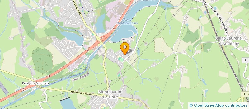 localisation de l'entreprise SARL CHARPENTES DESPLACES  SAINT-LAURENT-D'ANDENAY