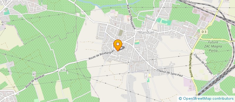 localisation de l'entreprise SARL CHARPENTES INDUSTRIELLES AGRICOLES  MANDUEL