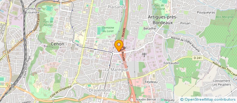 localisation de l'entreprise SARL CHARPENTES TEISSIER FG à CENON