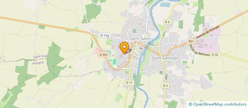 localisation de l'entreprise SARL CHARRE  SAINT-SAVIN