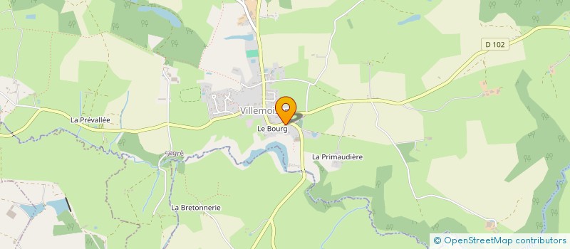 localisation de l'entreprise SARL CHARRIER  VAL D'ERDRE-AUXENCE