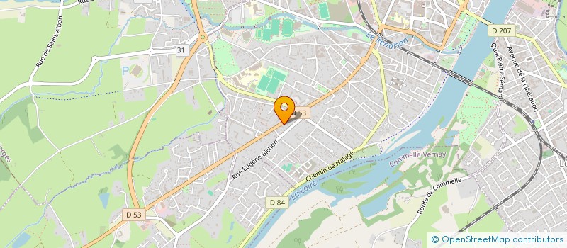 localisation de l'entreprise SARL CHARRIER à ROANNE