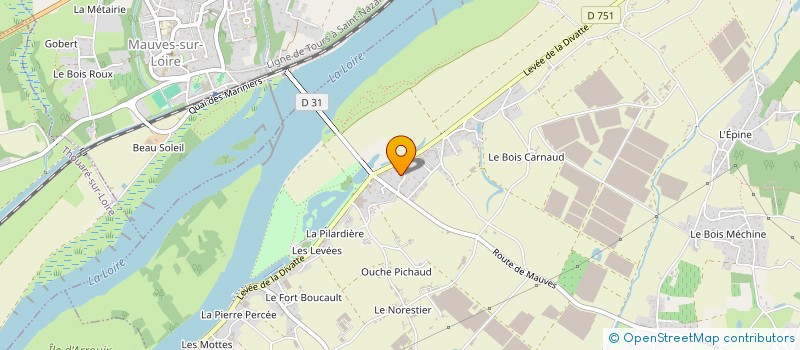 localisation de l'entreprise SARL CHARRIER EXPRESS à DIVATTE-SUR-LOIRE