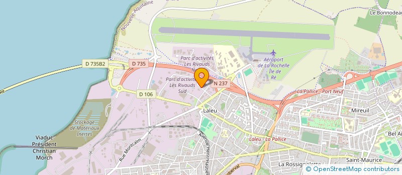 localisation de l'entreprise SARL CHARRON à LA ROCHELLE