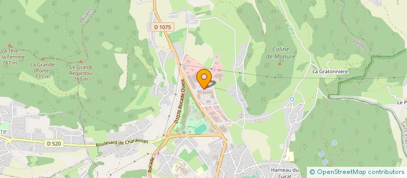 localisation de l'entreprise SARL CHARVET ROLAND à VOIRON