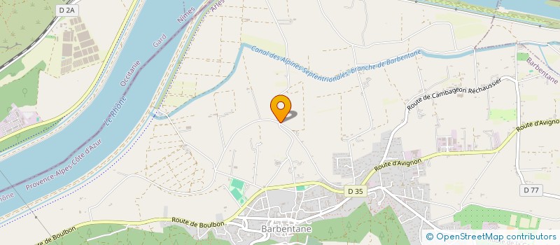 localisation de l'entreprise SARL CHASAAC  BARBENTANE