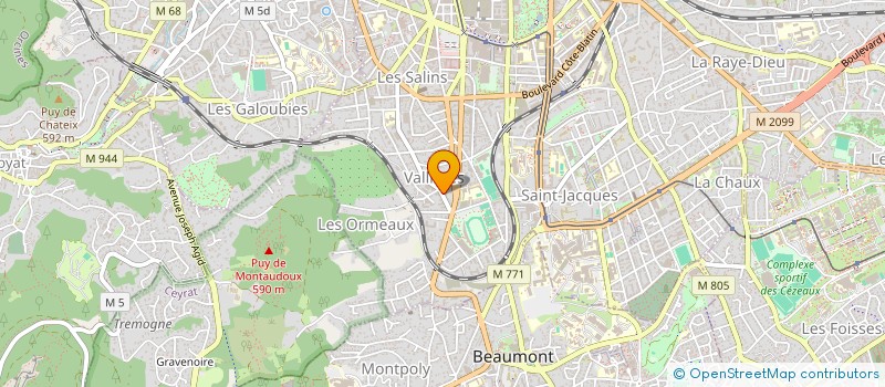 localisation de l'entreprise SARL CHASSAGNY  CLERMONT-FERRAND