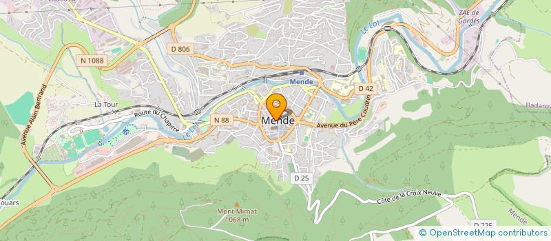 localisation de l'entreprise SARL CHASSANG LAINES à MENDE