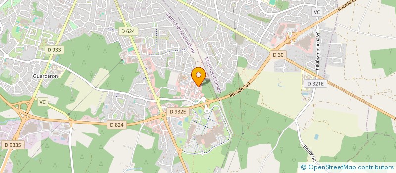 localisation de l'entreprise SARL CHASSE PECHE 40 à SAINT-PIERRE-DU-MONT