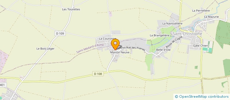 localisation de l'entreprise SARL CHASSEAU HERMANN à SAINT-CHRISTOPHE