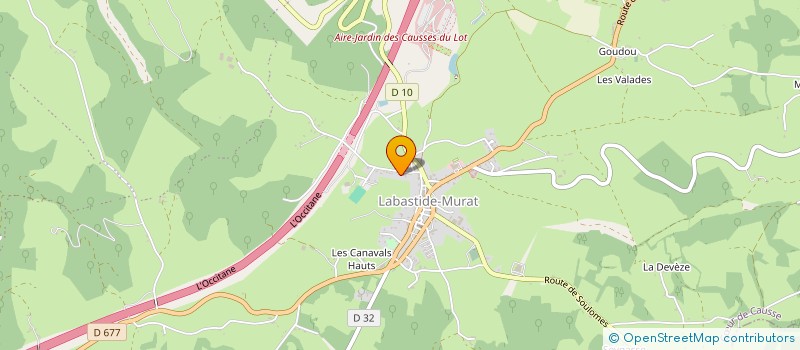 localisation de l'entreprise SARL CHASTANET JDCL  COEUR DE CAUSSE