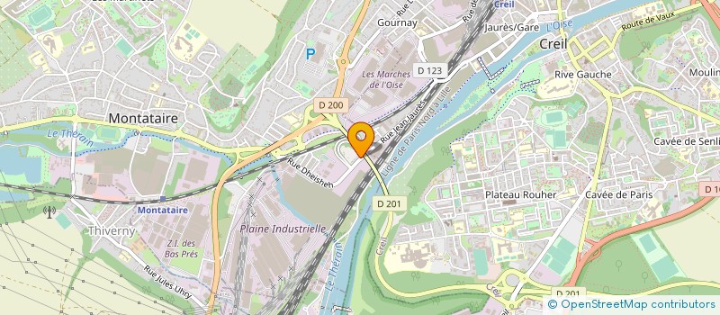 localisation de l'entreprise SARL CHATAIGNIER à MONTATAIRE