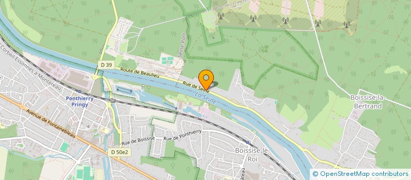 localisation de l'entreprise SARL CHATEAU DE BEAULIEU SUR SEINE  BOISSISE-LA-BERTRAND