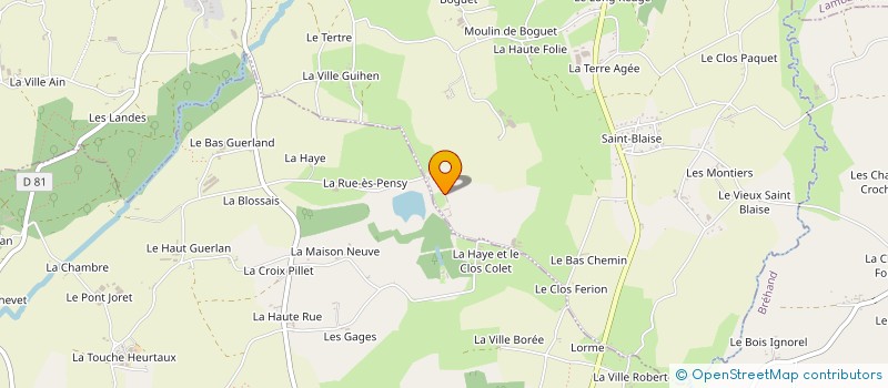 localisation de l'entreprise SARL CHATEAU DE BOGAR à QUESSOY