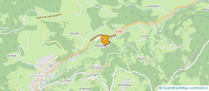 localisation de l'entreprise SARL CHATEAU DE BORIGNEUX à SAINT-SAUVEUR-EN-RUE