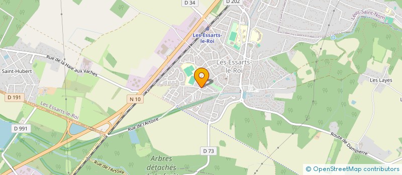 localisation de l'entreprise SARL CHATEAU DE L'ARTOIRE  LES ESSARTS-LE-ROI