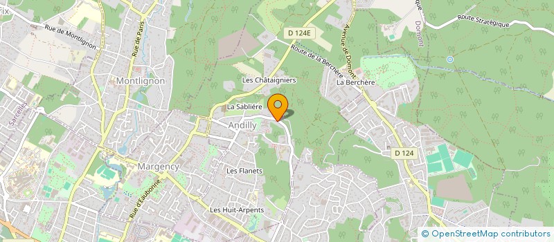 localisation de l'entreprise SARL CHATEAU DES ORCHIDEES  ANDILLY