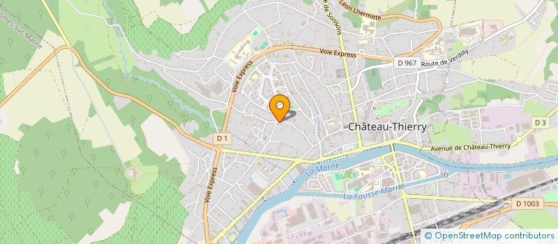 localisation de l'entreprise SARL CHATEAU DES TOURELLES à CHATEAU-THIERRY