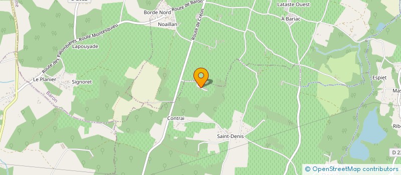 localisation de l'entreprise SARL CHATEAU HOTEL DE CAMIAC ET ST DENIS  CAMIAC-ET-SAINT-DENIS