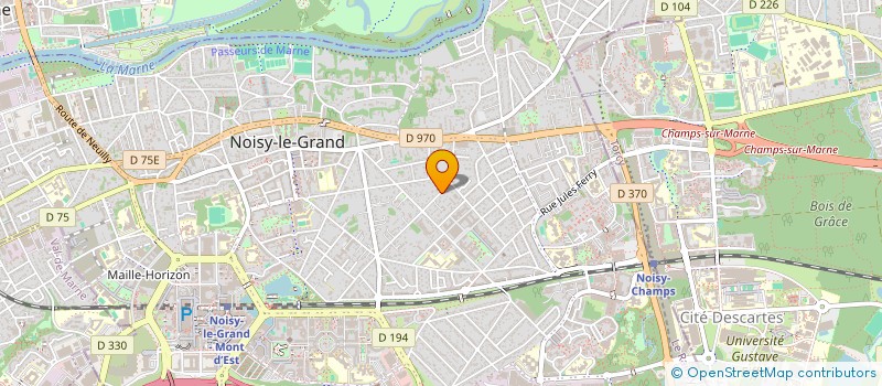 localisation de l'entreprise SARL CHATEAU PHILIPPE  NOISY-LE-GRAND