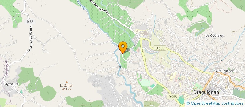 localisation de l'entreprise SARL CHATEAU ROUGE  DRAGUIGNAN