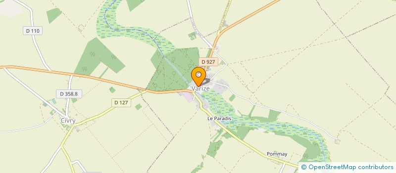 localisation de l'entreprise SARL CHATEIGNIER TRAVAUX AGRICOLE à VARIZE
