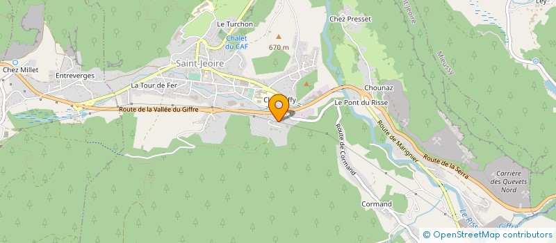 localisation de l'entreprise SARL CHATEL DECOR  LA TOUR